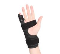 joingood Ferula dedo meñique mano,Férula meñique mano derecha y izquierda,Ferula quinto metacarpiano fractura,Férula dedo meñique para tendinitis,fracturas,Inmovilizador dedo meñique mano,Malla(M)