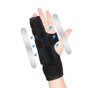 joingood Ferula Dedo Meñique Mano Para Derecha O Izquierda,Férula Para El Cuarto O Quinto Dedo,Férula De Dedo Metacarpiano,Férula Para La Mano Para Fractura De Boxeador Artritis,Tendinitis(Malla,XS)