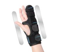 joingood Férula Para Dedo Meñique, Férula Para Fractura De Boxeador Para Hombres Y Mujeres, Ajustable Para Artritis Fractura Dedo Roto O Dislocado, Izquierda, Talla M