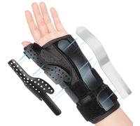 joingood Muñequera férula dedo pulgar,Ferula tendinitis de quervain derecha y izquierda,Muñequera tunel carpiano y dedo pulgar,Soporte de mano férula para artritis,Nuevo muñequera pulgar(Izquierda,M)