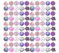 JOINPAYA 1 Caja Caja de Compartimentos de Cuentas de Cristal Craquelado Pequeñas Cuentas de Vidrio para Manualidades DIY Abalorios Delicados para Pulseras Collares y Pendientes Surtido