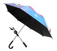 JOINPAYA 1 Juego cochecito sombrilla sombrilla paraguas de cochecito desmontable cochecito paraguas silla de playa sombrilla con proteccion UV accesorios para cochecito carro