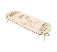 JOINPAYA 1 Juego Guzheng casero para Manualidades infantiles Instrumento chino para juguete educativo artesanía de instrumentos de madera kit de instrumentos de bricolaje Beige