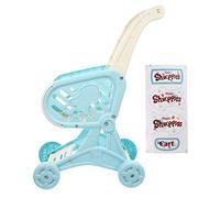 JOINPAYA 1 Pieza Carrito De Compras De Juguete Pequeño Ruedas para Cestas Fingir Jugar Juguetes Carro Carrito De Supermercado Simulado Mini Carrito De Compras Blue El Plastico