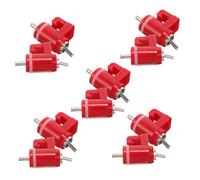 JOINPAYA 10 Bebederos Automáticos para Pollos Bebederos Profesionales de Metal Pezones Rojos para Aves de Corral Alimentación en Granja Resistente al Sol y Fácil Limpieza