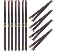 JOINPAYA 10 Bisagras de Hierro Pack de 10 Piezas para Bolso Marco Flexible Interno, Clip de Resorte Fácil de Usar para Hacer Monederos y Bolsos de Mano DIY