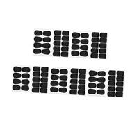 JOINPAYA 10 hojas Almohadillas para Boquilla de Saxofón y Clarinete de Cojines de Silicona Duradera Protectores Transparentes para Dientes Parches Ovalados y Cuadrados para Práctica y