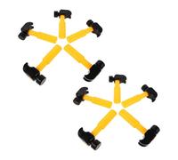 JOINPAYA 10 Martillos de Juguete de Plástico para Set de 10 Piezas Martillo Infantil Seguro Bordes Redondeados Herramientas de Imitación para Juegos de rol Fiestas y Desarrollo