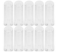 JOINPAYA 10 Piezas de Manijas Transparentes para Varillas de Persianas Verticales, Accesorios para Barra de Apertura de Ventanas, Piezas de Agarre de Varita para Control de Persianas Hogar