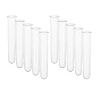 JOINPAYA 10 Piezas Tubos de Ensayo de Acrílico para Propagación de Plantas y Almacenamiento de Dulces Diseño Claro y Tamaño Preciso para Experimentos Científicos y Decoración