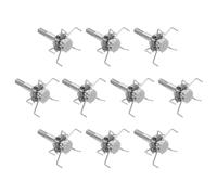 JOINPAYA 10 Puntas de Flecha Afiladas para Caza al Aire Libre, de Acero Inoxidable Rosca de 4mm, Ideales para Flechas de Caza Menor en Competencias de Tiro