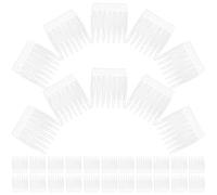 JOINPAYA 100 Clips para Gorras de Peluca de Plástico Blanco, Accesorio para Fijar Pelucas, Herramienta de Sujeción Ligera y Resistente, Paquete de 100 Unidades para Uso Profesional