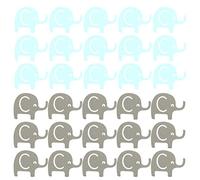 JOINPAYA 100 Piezas de Confeti de Elefante para Shower y Fiesta de Cumpleaños, Confeti de Papel Decorativo Azul y Gris, Decoración Temática para Mesa y Celebración Infantil