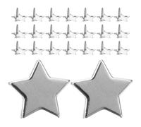 JOINPAYA 100 Piezas Tachuelas Metálicas Grandes para Manualidades Sujetadores de Papel Decorativos de Hierro Plateado Accesorios DIY para Scrapbooking Álbumes y Proyectos Creativos