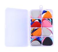 JOINPAYA 100piezas Selecciones de Púas de Guitarra Púas de Plástico para Ukelele Caja de Repuesto de Guitarra Acústica