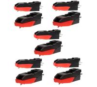 JOINPAYA 10piezas Aguja De Repuesto Para Tocadiscos Stylus De Plástico Compatible Reproductores De Vinilo Accesorio Para Fonógrafo Instalación y Duradero