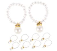JOINPAYA 10piezas Cadenas De Perlas Artificiales para Accesorios De Vestir y Mini Joyas para Cadenas De Cuello De Juguete Accesorios De Halloween