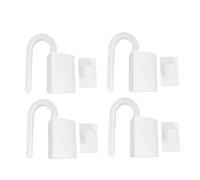 JOINPAYA 10piezas Clips Antipinzamiento Para Puerta Bisagra Candado Topes De Puerta Protectores De Para Casa Hotel Colgador De Soporte Para Giratoria