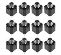 JOINPAYA 12 Piezas Conector De Audio Hembra Trs Adaptador De Micrófono Para Mezclador Montaje En Panel Amplificador Altavoz y Auriculares