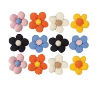 JOINPAYA 12 piezas Flores para Clips de Cabello para Niña Niña Accesorios Ligeros y Suaves para Decoración DIY para y Bebés