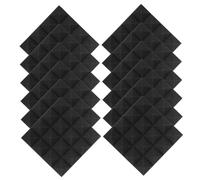 JOINPAYA 12piezas Paneles Insonorizantes De Pared Aislamiento Acústico Absorbentes De Ruido Fácil Instalación Para Salas De Cine