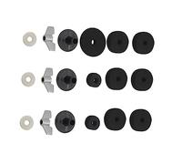 JOINPAYA 18piezas Accesorios De Batería Fieltros Para Arandelas Tubos y Bases Para Percusión Compatible Soportes Boom Platillo Pesados