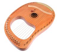 JOINPAYA 1juego Arpa Portátil De Cuerdas Instrumento Musical De Cuerda Para Principiantes y Diseño Seguro y Cómodo Color Natural