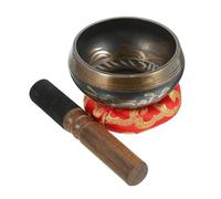 JOINPAYA 1juego Conjunto De Cuenco Cantante Almohadilla y Para Yoga y Relajación Espiritual Para Prácticas De Sanación y Oraciones