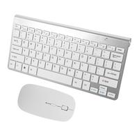 JOINPAYA 1juego Conjunto Inalámbrico de Teclado y Ratón Compacto Silencioso y Portátil con Receptor USB Integrado para Uso Diario y Viajes de Negocios Diseño Moderno y Respuesta Rápida
