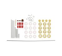 JOINPAYA 1juego Kit De Herramientas De Reparación De Flauta Accesorios Prácticos De Mantenimiento Tornillos y Almohadillas Para Instrumentos Musicales Durable y Completo