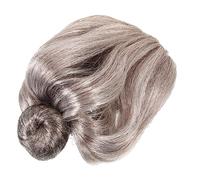 JOINPAYA 1juego Peluca De Disfraz De Anciana Accesorios Para Cosplay Gafas y Collar Para Fiestas Temáticas y Halloween Peluca Abuela Fácil De Llevar