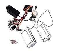 JOINPAYA 1juego Recogedor Humbucker Para Guitarra Eléctrica Con Caja De Batería y Potenciómetro Repuesto De Sonido Clásico Para Amplificadores y Guitarras Eléctricas