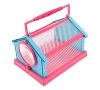 JOINPAYA 1paquete Jaula De Observación De Portátil para Caja Colectora De y Criaderos De para Exploración y Aprendizaje Diseño Visible Azul y Rosa