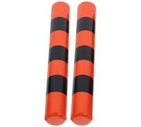 JOINPAYA 1par Bastones De Ritmo De Madera Para Claves De Percusión Educativas Palos De Ritmo Diseño De Rayas y Negras Perfectos Para La Coordinación Interés Musical