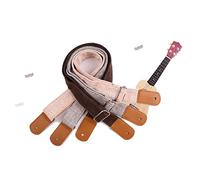 JOINPAYA 1pieza De Algodón y Para Ukelele Extremos De Metálico y Diseño Resistente Beige