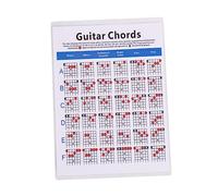 JOINPAYA 1pieza Guía De Acordes Para Guitarra Eléctrica De Papel De Cobre Gráfico De Práctica Para Estudiantes y Profesores Para Aprender Acordes Rápidamente