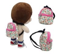 JOINPAYA 1pieza Mini Mochila De Muñeca Casa De Accesorios Decorativos Coloridos para Juguete De PU para Decoración Infantil