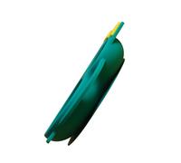 JOINPAYA 1pieza Plato Infantil De Silicona Antideslizante Ventosa Plato De Comida Para Bebés Forma De Cartoon Verde Para Alimentación Suplementaria y Autonomía Niño Niña