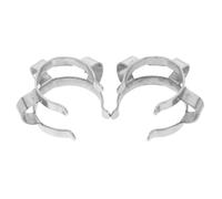 JOINPAYA 2 Abrazaderas de Laboratorio Clips Metálicos Convenientes de Acero Inoxidable, Clips de Fijación Fuertes y Prácticos para Juntas Cónicas de Vidrio para Uso Industrial