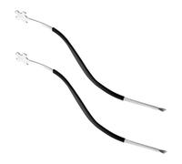 JOINPAYA 2 Ganchos de Metal para Instalación de Postes de Sonido en Violonchelo y Violín, Herramienta Práctica y Fácil de Usar para Reparación Musical, Diseño Simple Plata 2piezas