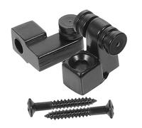 JOINPAYA 2 Juegos Bola de cuerda de guitarra clavijas de guitarra virolas instrumentos musicales cuerdas guitarra guía del árbol de la guitarra piezas de guitarra Aleación de zinc Black