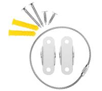 JOINPAYA 2 Juegos De Anclajes Para Muebles Kit De Anclaje De Pared Antivuelco A Prueba De Bebés Soporte Para Muebles Resistente A La Punta De Terremotos De Metal Correa Para Muebles Para