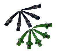 JOINPAYA 2 Juegos Espeluznante Bruja Zombie uñas Manos de Esqueleto de Halloween uñas postizas Víspera de Todos Falso uñas de Halloween Accesorio de uñas de Bruja Zombie emulsión