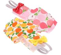 JOINPAYA 2 Pañales Reutilizables para Pájaros Voladores, Pañal Transpirable y Cómodo de Tela para Loros, Cacatúas y Periquitos, Tamaño M, Accesorio para Disfraces y Vuelo Diario