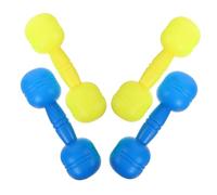 JOINPAYA 2 Pares Mancuernas Interactivas para Pesas Divertidas para Ejercicio Infantil Diseñadas para Gimnasia y Actividades Físicas y Seguro para Desarrollo Infantil y de Rendimiento