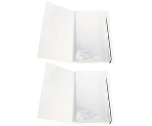 JOINPAYA 2 Piezas Álbum Multiusos para Entradas Organizador Resistente para Boletos de Vuelo Concierto y Cine Libro Compacto de Colección para Viajes y Uso Casa