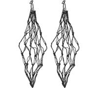 JOINPAYA 2 Piezas Bolsa para Alimentación Lenta de Heno para Caballos Resistente y Duradera de Malla Pequeña para Evitar Desperdicios Fácil de Colgar y Almacenar para Establos y Protección