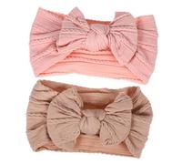 JOINPAYA 2 Piezas Diadema De Bebé Barretas Chica Infantes Diadema De Margaritas Para Niña Arco Diadema De Lazo De Pelo Infantil Doble Venda Bebés Banda Diademas Fuente Pequeño Nylon