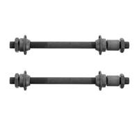 JOINPAYA 2 Piezas Eje Hueco Negro para Bicicletas de Montaña Núcleo de Rodamiento de Bolas Metálico de Liberación Rápida y Diseño Resistente para Mayor Seguridad
