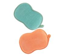 JOINPAYA 2 Piezas Esponja Exfoliante Corporal para Pequeños Forma de Dibujos Animados, Blandita y Fácil de Almacenar, Adecuada para Ducha y Viajes de Tamaño Pequeño